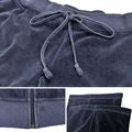 Vintage Y2K JUICY COUTURE Navy Blue Matching Velour Tracksuit Sz Top XL Pants M