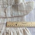 Ethereal LISA MARIE FERNANDEZ Ivory MacPherson Plaid Boho Smock MidiDress Sz S/M