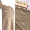 NANUSHKA Anaira Beige 97% Melange Wool Cut Out Fishtail Knit Sweater Dress Sz L