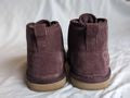 Rare NWT UGG Sample Shoe - Purple Neumel Suede Port Ankle Boots Women's Size 7