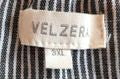 VELZERA Off-Shoulder Embroidered Mini Dress 100% Cotton Gray Boho Ruffled Sz 3XL