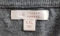 LC LAUREN CONRAD Gray Side Tie Crew Neck Sweater Cozy Minimalist Size XXL