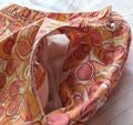 Vintage Y2K TALBOTS Lilly Pulitzer-like Orange Pink Geometric Ankle Pants Sz 12