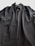 Classic REISS Yolanda Black Blouson Tie Bow Neck Mini Shift Dress Size 12