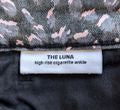 Rare Retro 90s Print JOE'S JEANS Luna Garcia Gray High Rise Cigarette Jeans Sz 27