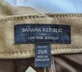 NWT BANANA REPUBLIC Vegan Horse Hair Suede Low Rise Bootcut Jean Pants Sz 25/0P