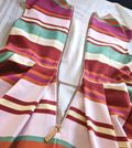 TED BAKER Mayya Pink Pier Candy Stripe Skater Fit & Flare Dress No Belt Sz2/US 6