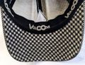 Vtg Y2K VOLCOM Suited Stone 50% Wool Mixed Houndstooth Flexfit Skater Hat Sz S/M