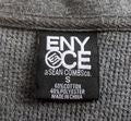 Vintage Y2K ENYCE Gray Cotton Blend Long Sleeve Waffle Weave Thermal Shirt Sz S