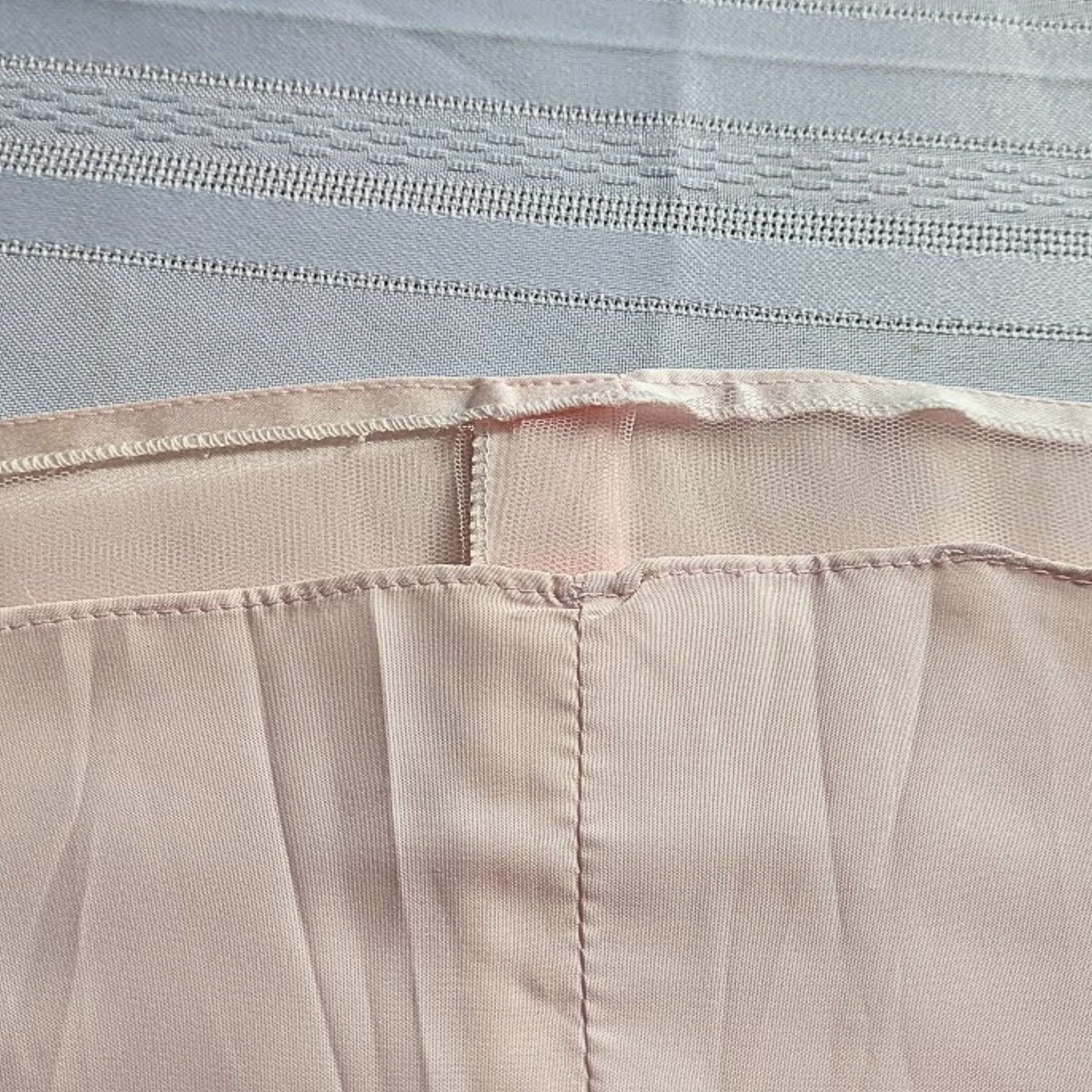 NWOT LanTing Icy Pink Surplice Cowl Cape 3/4 Sleeve A-Line Midi Dress