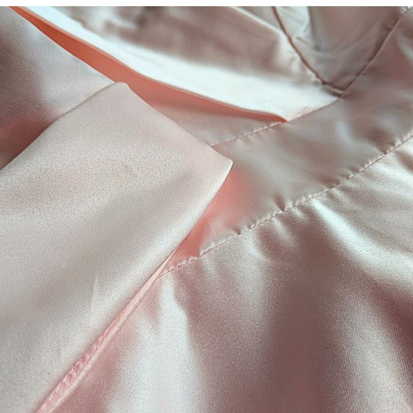 NWOT LanTing Icy Pink Surplice Cowl Cape 3/4 Sleeve A-Line Midi Dress