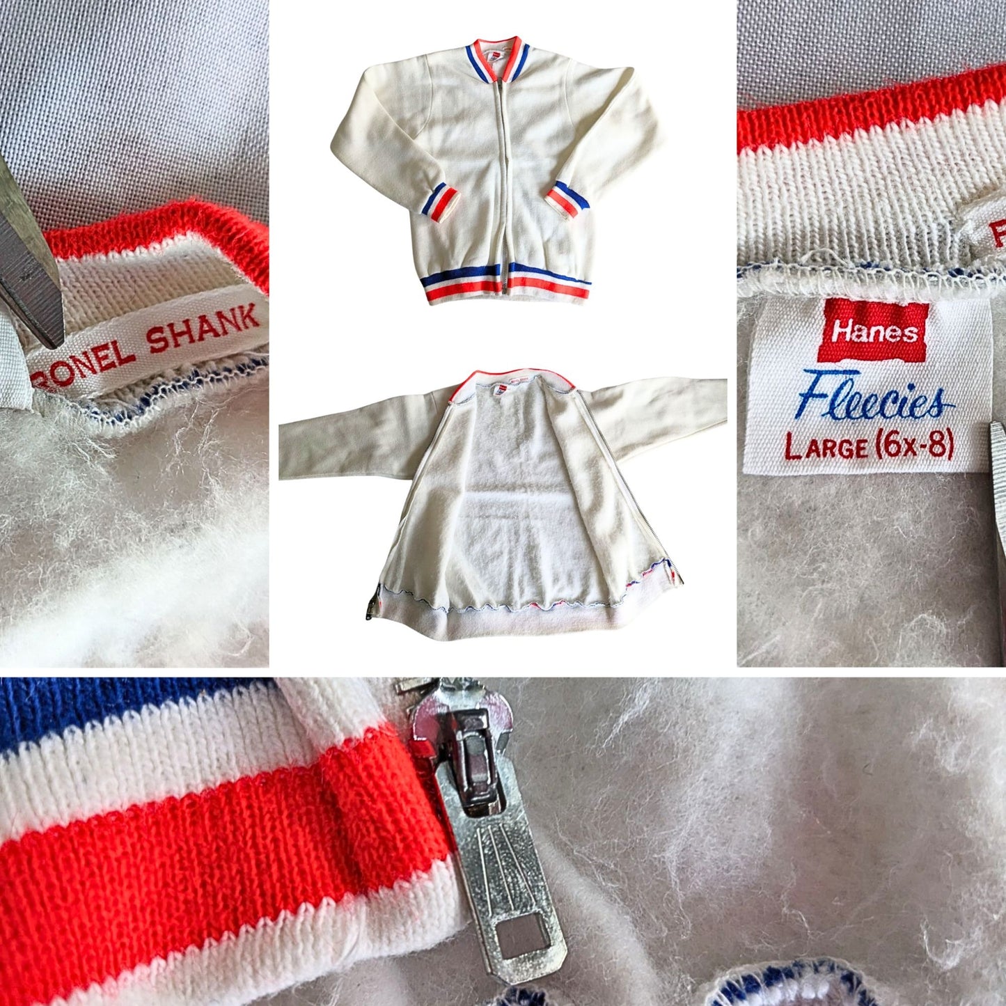 Vintage Mid-Century BUSTER BROWN White Sailor Suit 6pc Family Set w/ Ad Szs 5-14