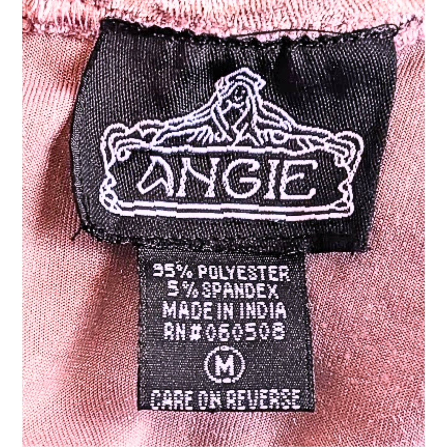 Vintage Y2K ANGIE Bubblegum Pink Velour Skater Mini Dress A-Line Coquette Size M