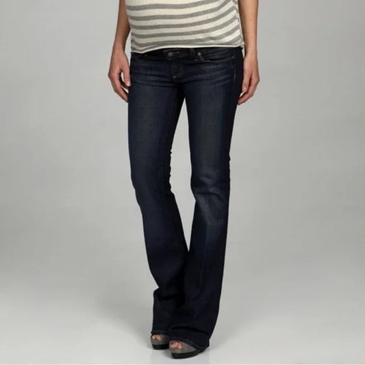 NWT PAIGE Maternity Westborne Tuscan Jeans Bootcut Size 31