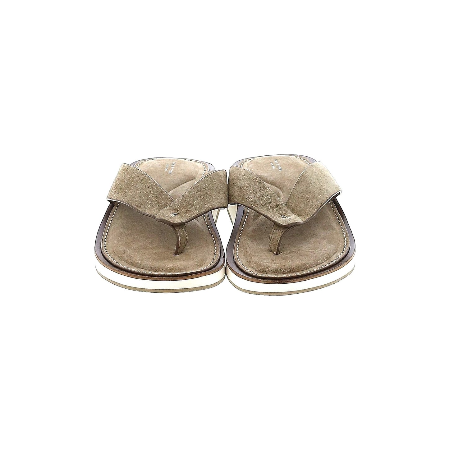 Anthropologie RAG & BONE Parker Tan Brown Suede Thong Sandals Size 9