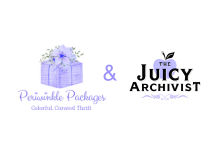 Periwinkle Packages & The Juicy Archivist Logo